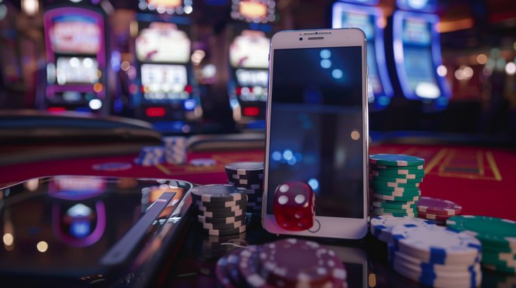 Hand holding smartphone showing football betting odds